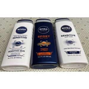 Nivea Body Wash, 16.9 FL. OZ., 3  Bottles